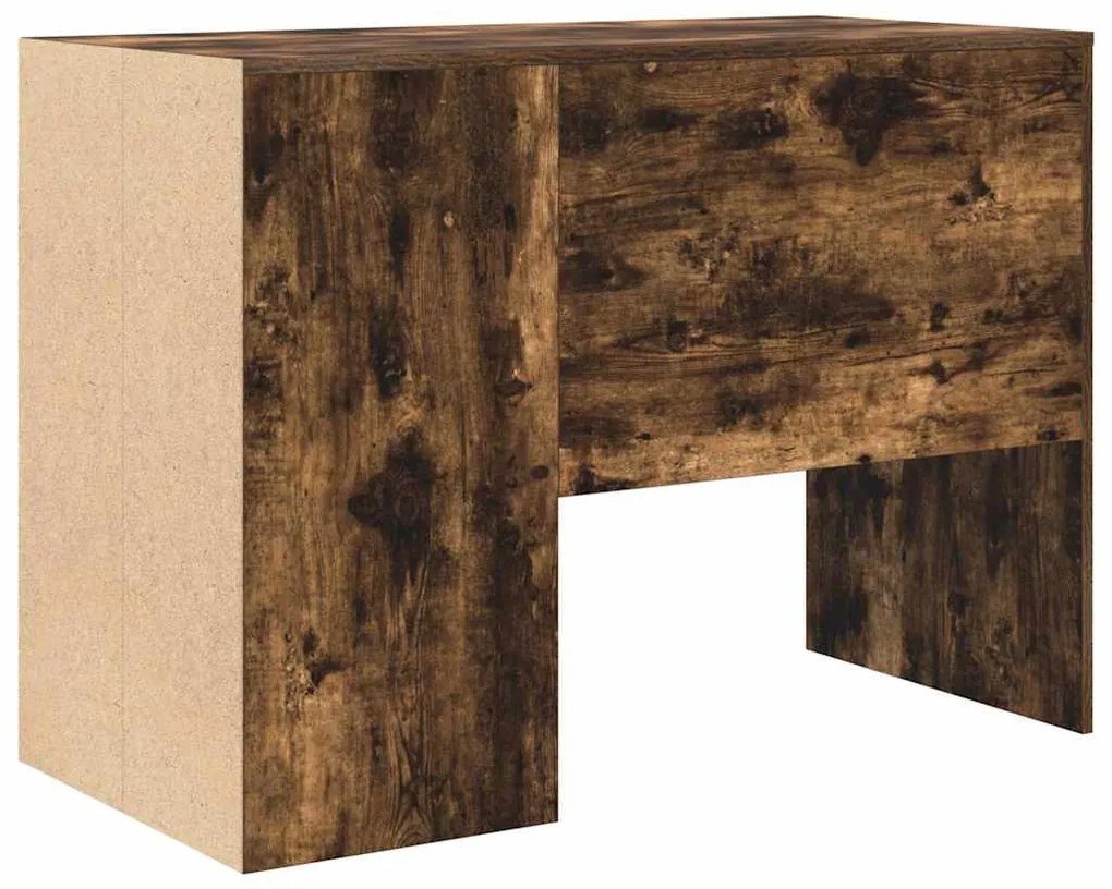 Íróasztal polcokkal Füstölt tölgy 102 x 50 x 75 cm Faanyag