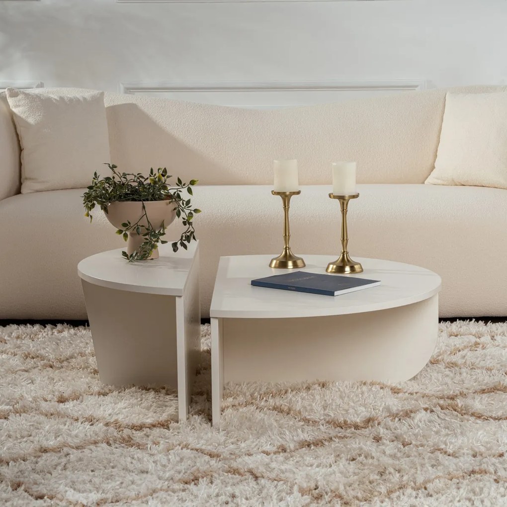 Orion Wood White dohányzóasztal