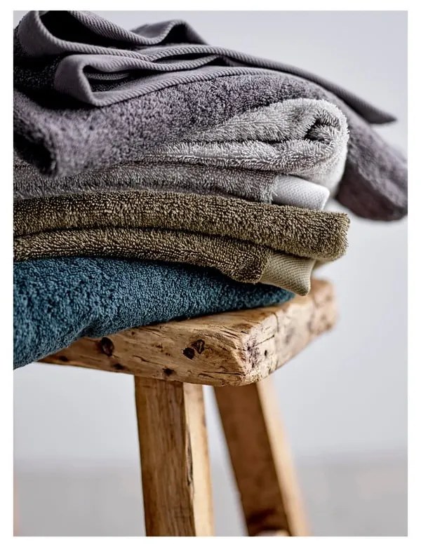 Világosszürke frottír pamut törölköző 30x30 cm Comfort – Södahl