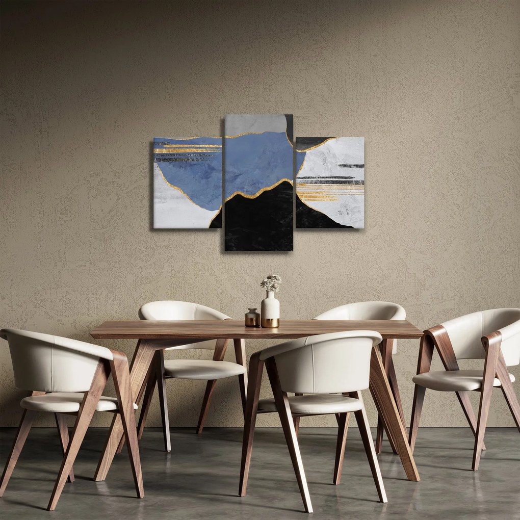 Kép - Texturált formák (90x60 cm)