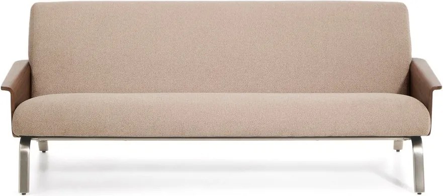 Világosbarna zsenília kanapé 205 cm Amsen – Kave Home