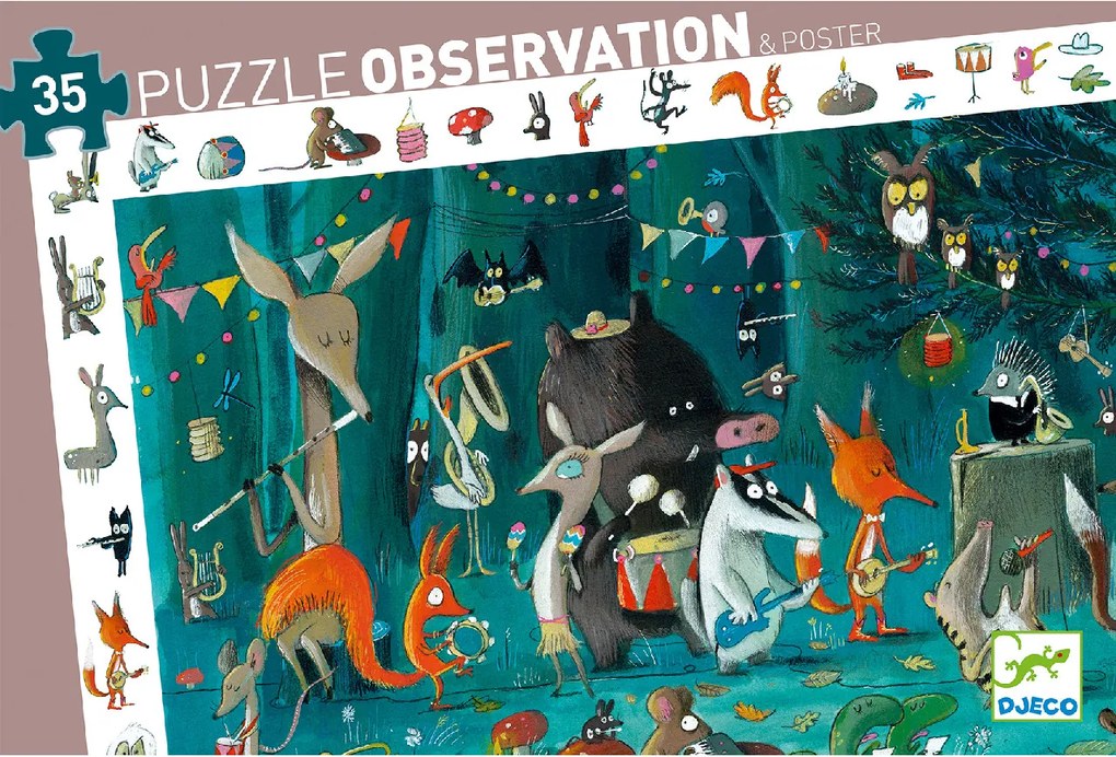 Megfigyeltető puzzle - Zenekar, 35 db-os - The orchestra