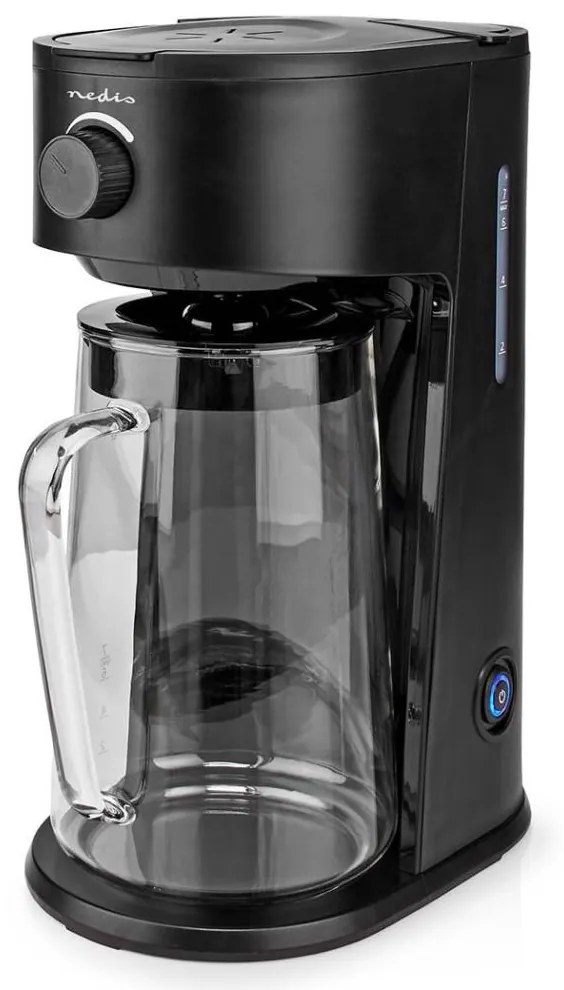 Nedis KAICM200FBK - Kávéfőző jeges kávéhoz és jeges teához 750W/230V