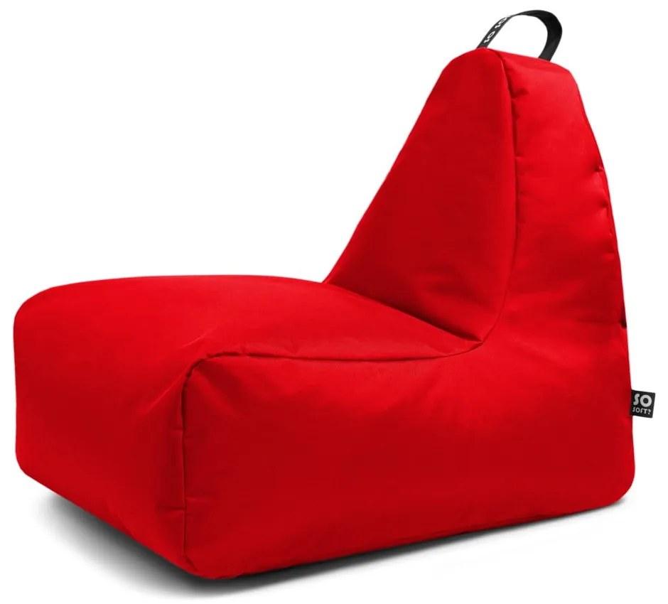 Piros babzsákfotel Chill L – So Soft?