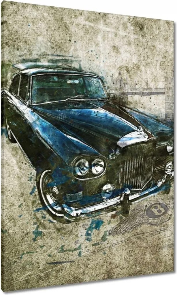 Festmények 70x100 Angol oldtimer