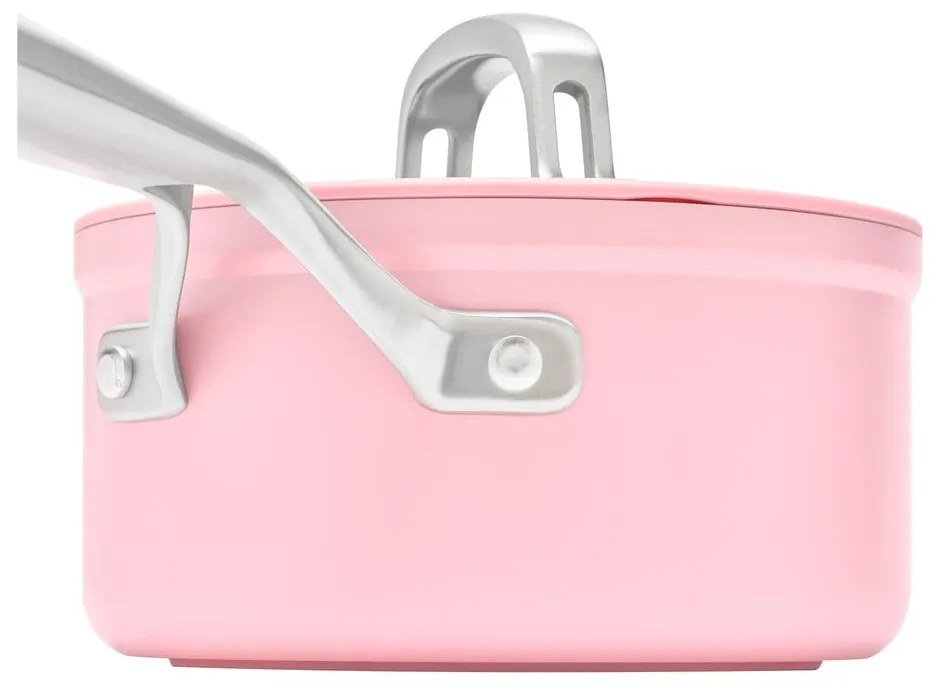 Indukciós tűzhelyhez alkalmas edény fedővel-kerámia felülettel 1,3 l Meda 3.0 – FABINI