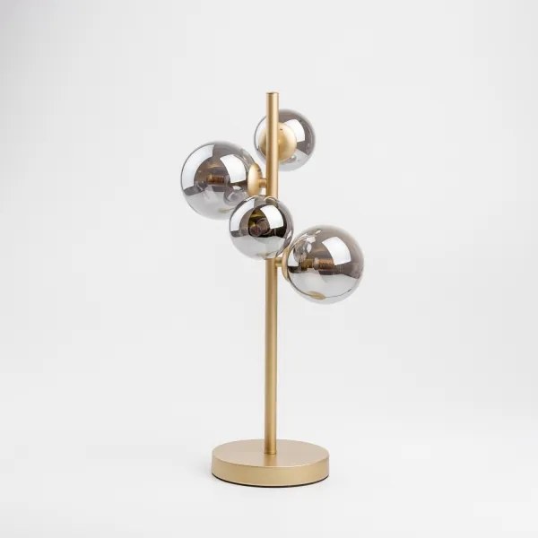 Brilagi - LED Asztali lámpa MILLA 4xG9/3W/230V arany/füstös