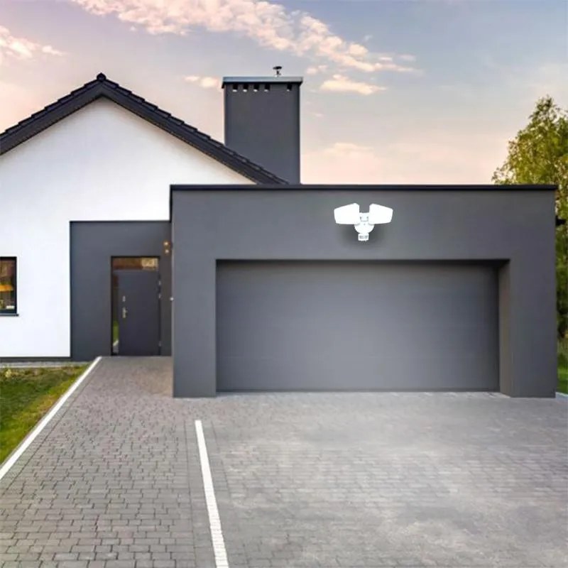 Kültéri fehér LED reflektor PIR érzékelővel 24W/3000K/4000K/6000K - LFX125