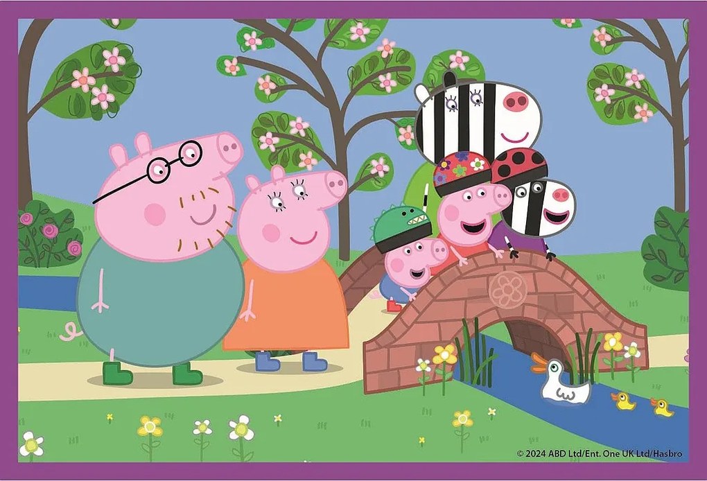 Peppa malac Duck Pond mesekocka 6 db-os Clementoni