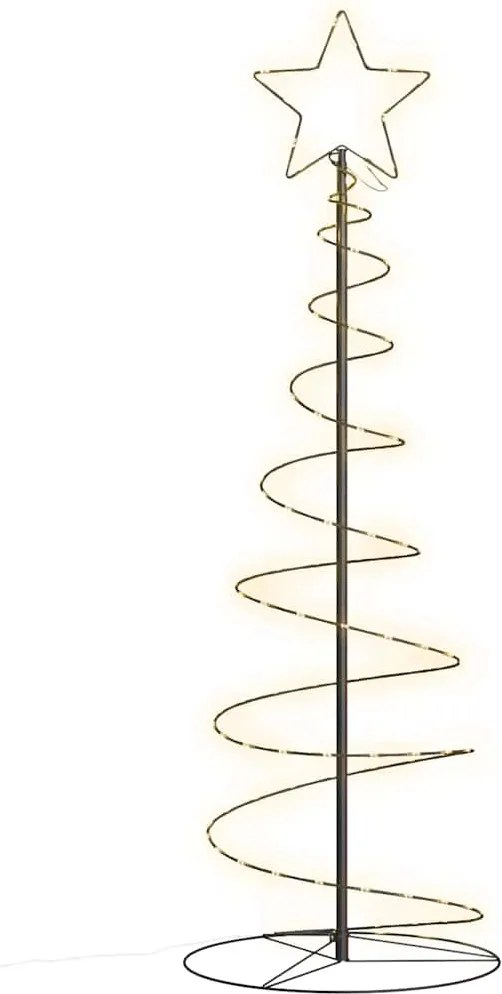vidaXL meleg fehér LED karácsonyfa 100 LED 150 cm