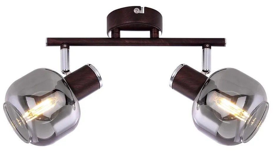 Globo 54303-2 - Spotlámpa PALLO 2xE14/40W/230V