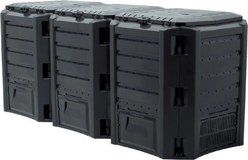 PROSPERPLAST Komposztáló MODUL COMPOGREEN fekete 1200l