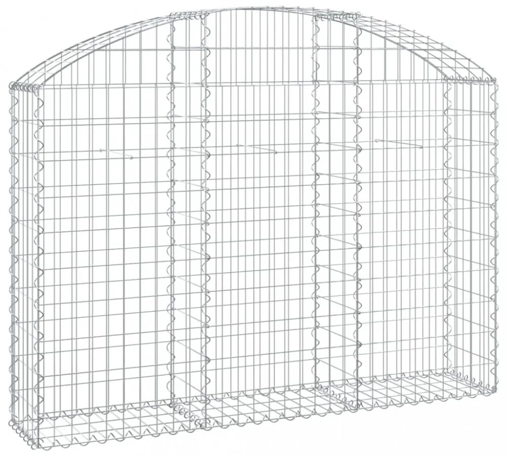 íves horganyzott vas gabion kosár 150x30x100/120 cm