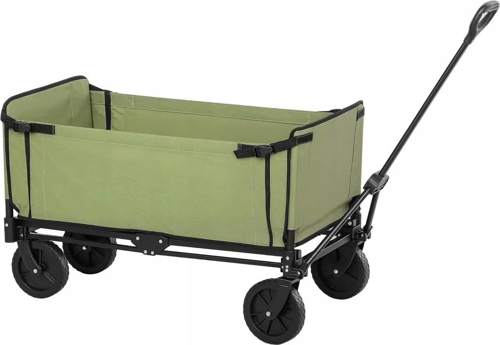 Kocsi 130L összecsukható, kivehető táskával, forgatható fogantyúval