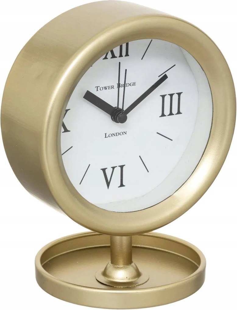 Marion állóóra, aranyszínű, Ø 12 cm