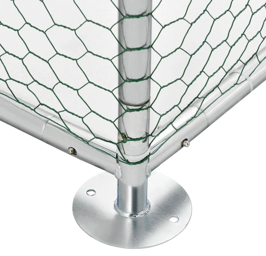 Juskys Kültéri tyúkól ketrec - 2x2x2 m