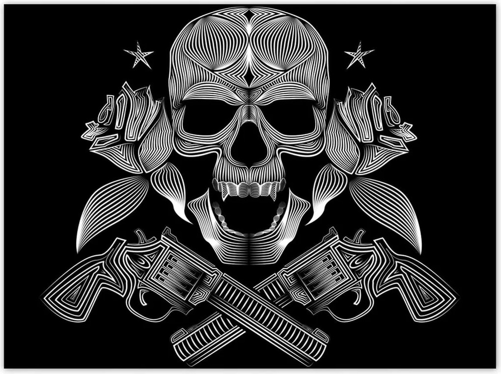 Poszterek 135x100 Koponya Halál Csontváz