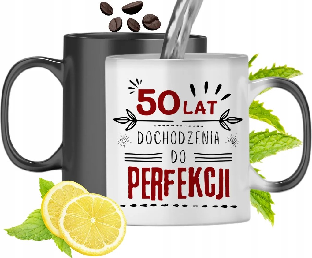 Mágikus Bögre Születésnapra 50-ES Színváltós, fényképes nyomattal