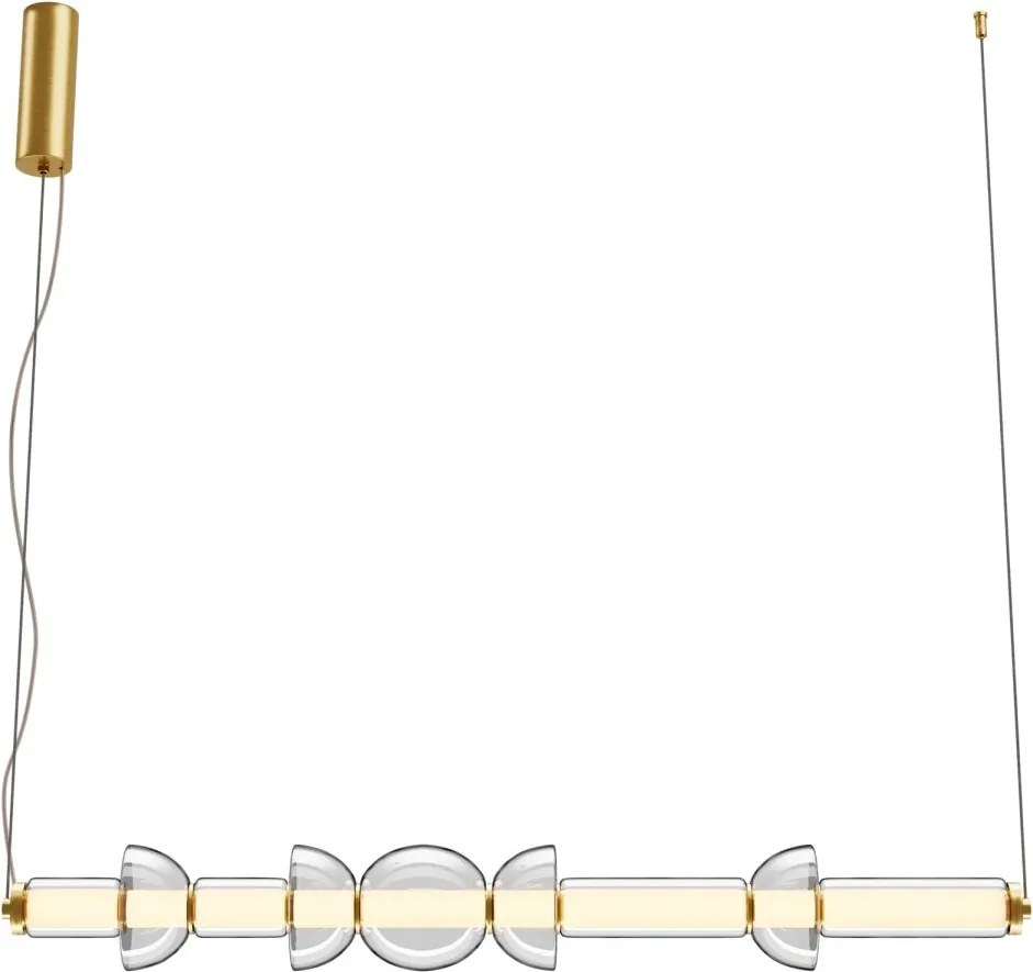 Maytoni modern függeszték cosmo sárgaréz átlátszó mymod210pl-l39bs3k