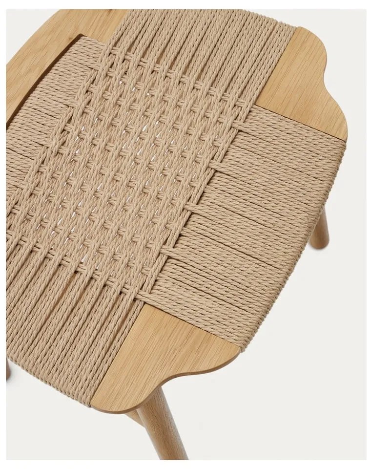 Natúr színű ülőke Enit – Kave Home