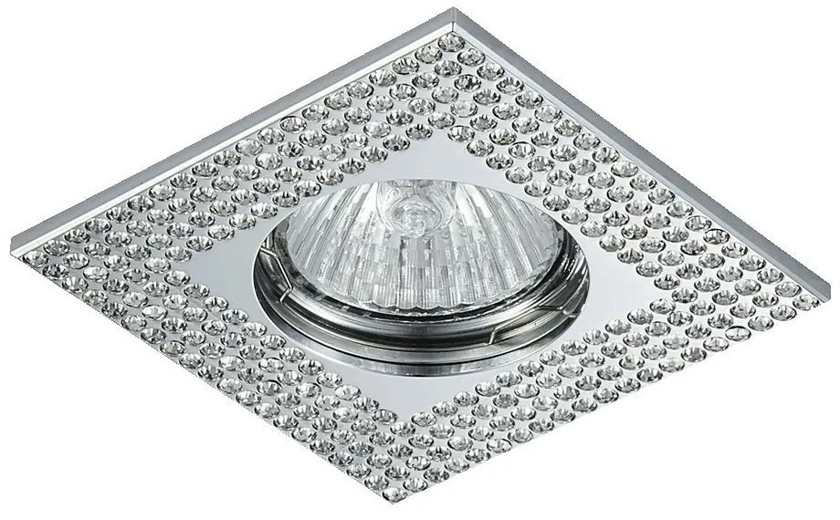 PREZENT 71078 Crystals Kristály Spot Lámpa Króm, Átlátszó GU10 IP20