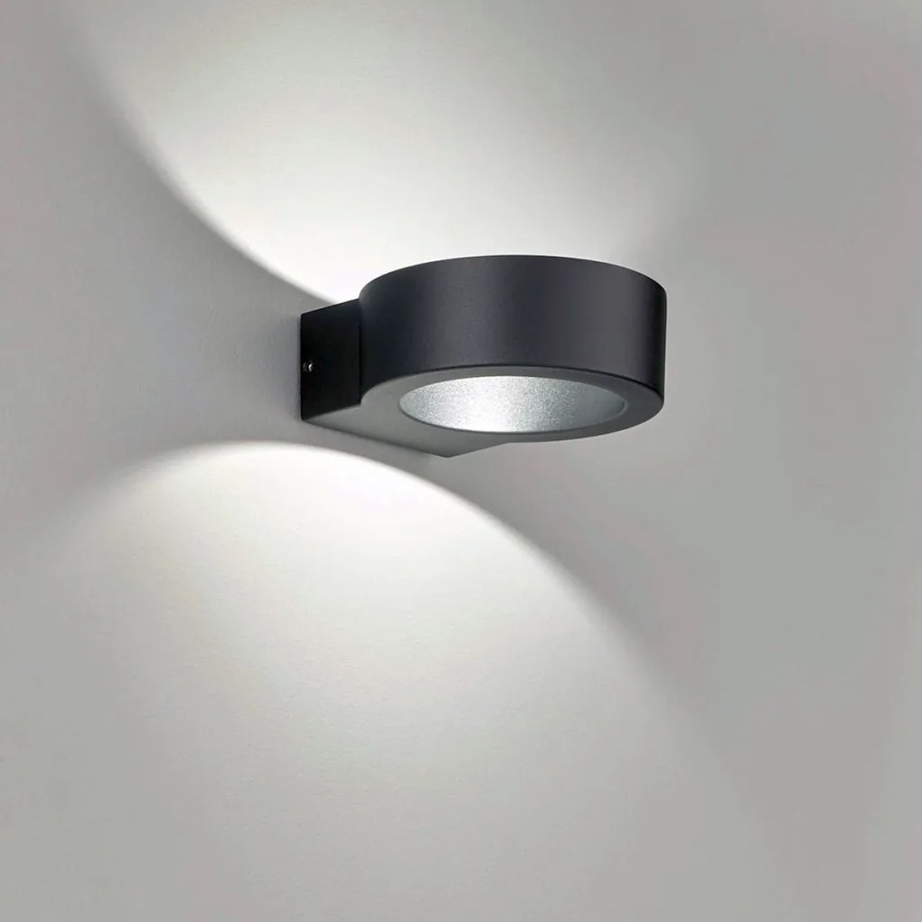 FISCHER&HONSEL 30382 TORRES Modern Kültéri Fali Lámpa Fekete LED IP54