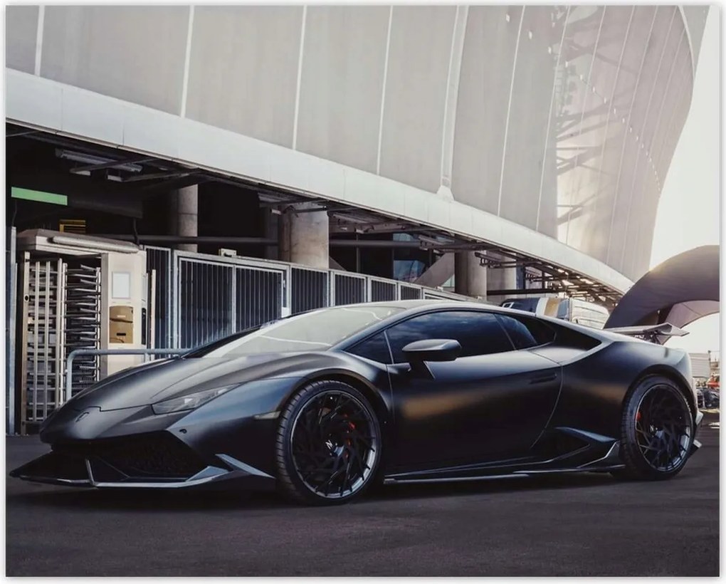 Poszterek 50x40 Fekete sportautó