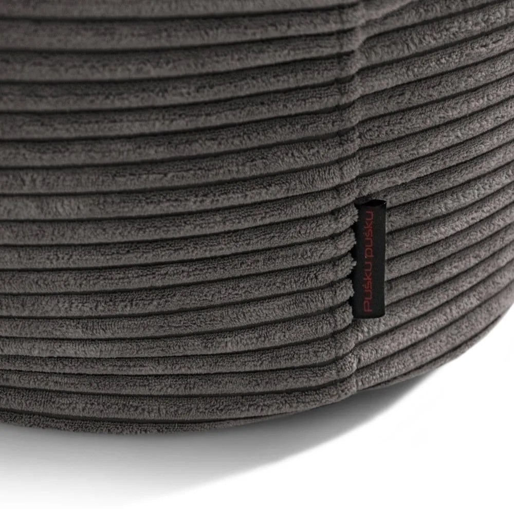 Barna kordbársony babzsákfotel Sofa MooG – SLOWDOWN