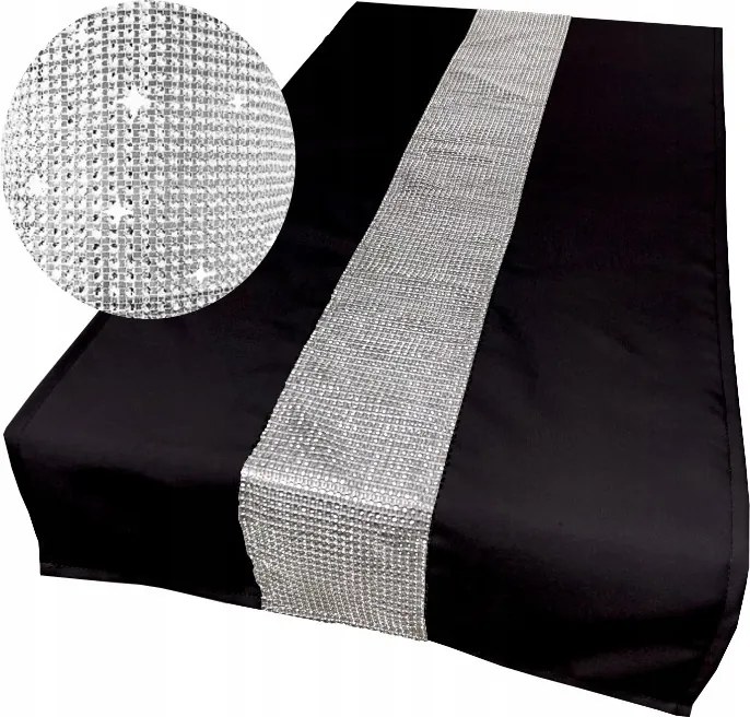 Cirkónia Asztali Futó 40x160 Abrosz Asztalra, Különböző Színekben