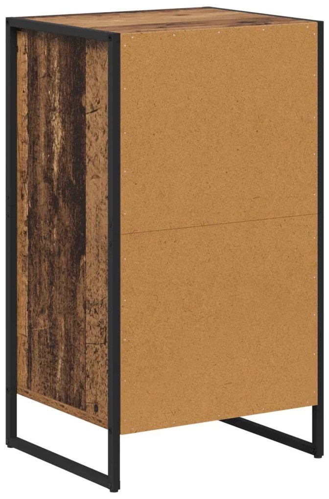 Széf fiókkal Öreg fa 81 x 36 x 150.5 cm Faanyag