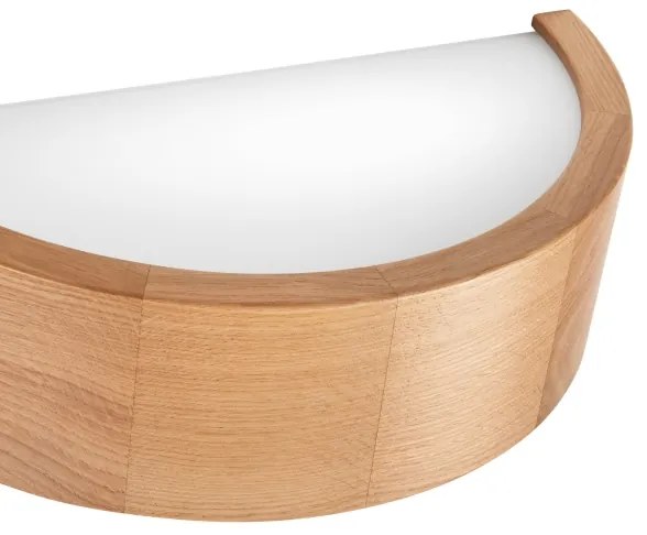 Fali lámpa OAK 1xE27/60W/230V tölgy