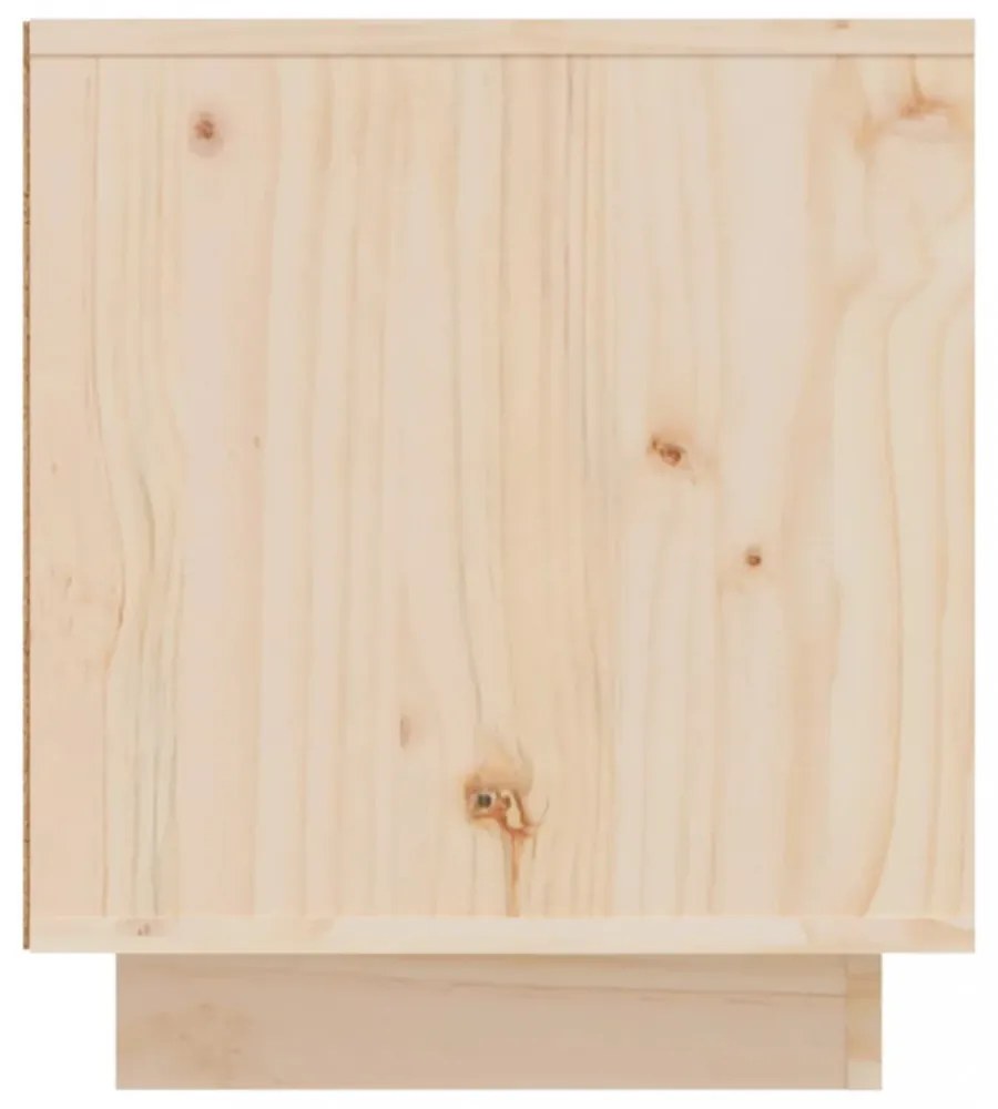 tömör fenyőfa TV-szekrény 110 x 35 x 40,5 cm
