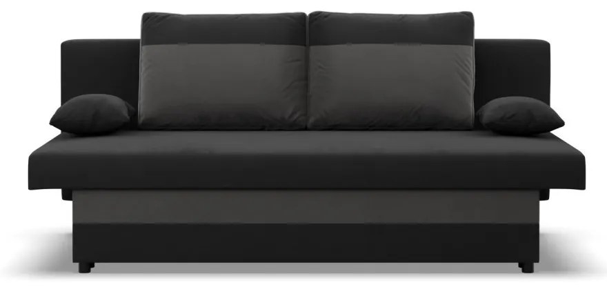 Sony kanapé, szövet anyag, bonell töltet, fekete - szürke