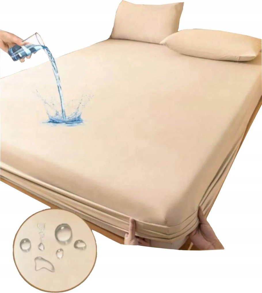 Vízálló gumis lepedő pamut 90x200 cm Vízhatlan színek