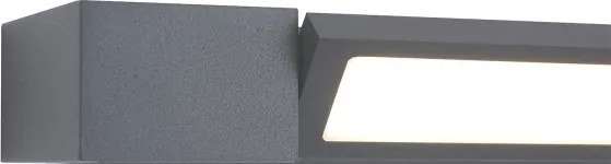 Brilagi - LED kültéri fali lámpatest AQUA LINE LED/12W/230V 45 cm IP44 antracit CRI 90