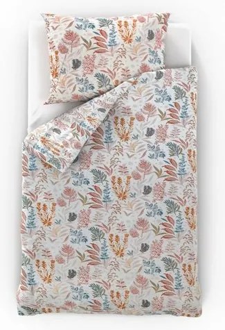 Kvalitex Szatén ágynemű Luxury Collection Korall kert, 220 x 200 cm, 2 db 70 x 90 cm