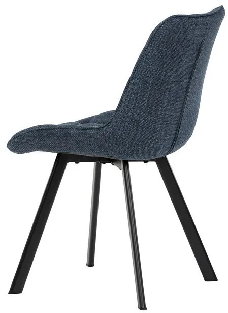 Étkezőszék kék szövettel. HC-465 BLUE2