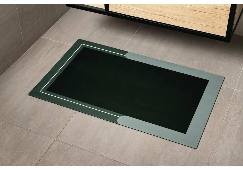 AQUALINE PCD013 fürdőszoba szőnyeg 50 x 80 cm,zöld