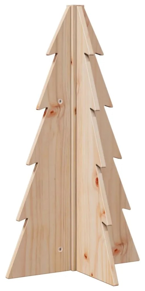 tömör fenyőfa karácsonyfa-dekoráció 69,5 cm
