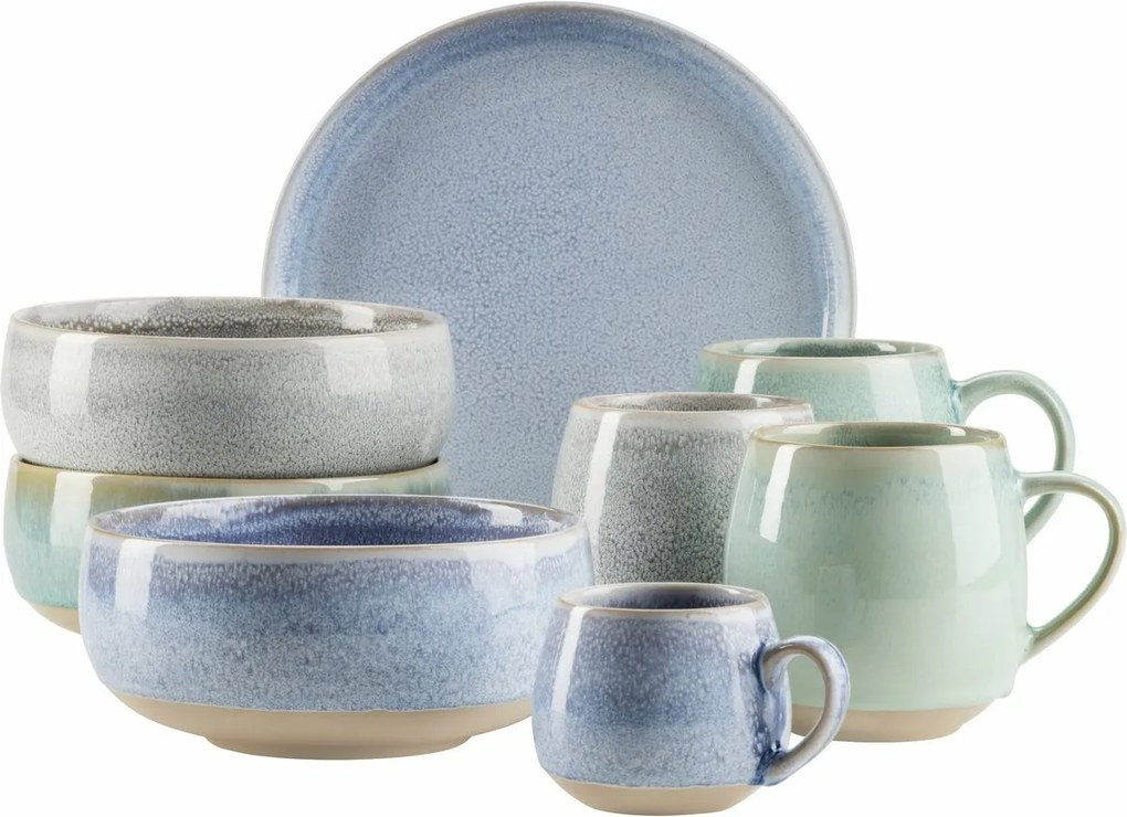 Mäser 4 db-os leveses tálkészlet AQUATA – 14 cm, zöld