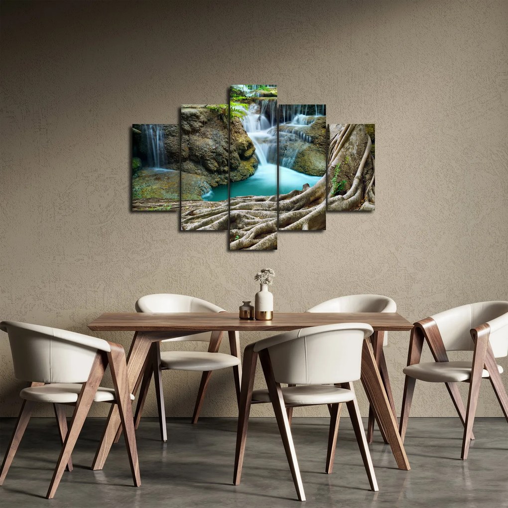 Kép - Folyó vízesésekkel (150x105 cm)