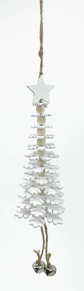 Lógó karácsonyfa 30 cm, hópehely