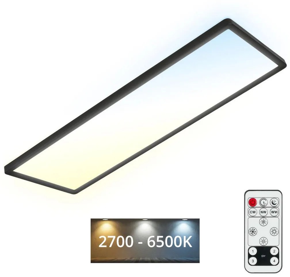 Brilo - LED Dimmelhető mennyezeti lámpa SLIM LED/23W/230V + távirányító 7403-015