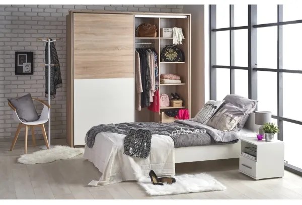 Éjjeliszekrény LIMA 44x40 cm fehér