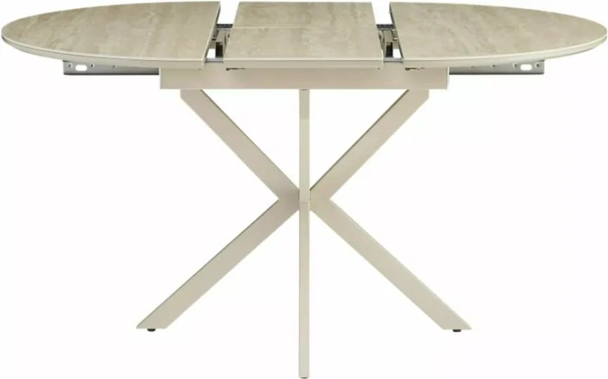 Gaston bővíthető kerámia étkezőasztal bézs 100-135cm