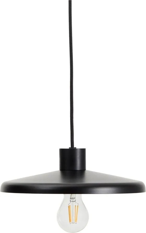 Fekete függőlámpa fém búrával Nuvira – Kave Home