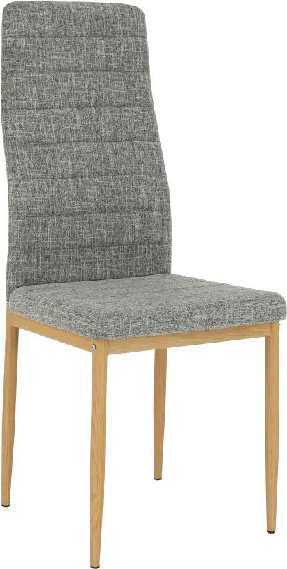 Szék, világosszürke anyag/bükk, COLETA NOVA