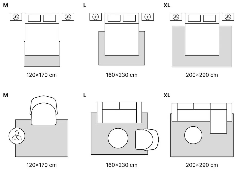 Bézs szőnyeg 200x290 cm Balaki Difuminada – Universal