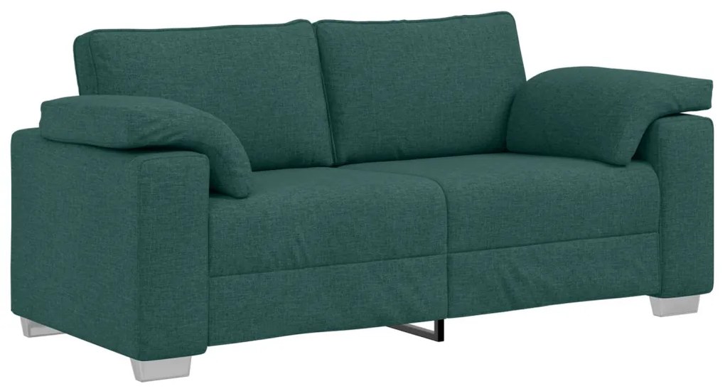 Kanapé párnával Sötétzöld 180 x 77 x 82 cm szövet