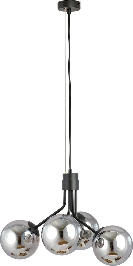 Emibig modern függeszték nova fekete grafit emi1140/4